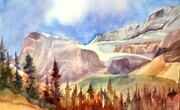 RobinKnox/Fall in the Mountain Pass-Bow Glacier