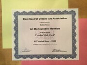 ECOAA Honourable Mention for Crooked Slide Park