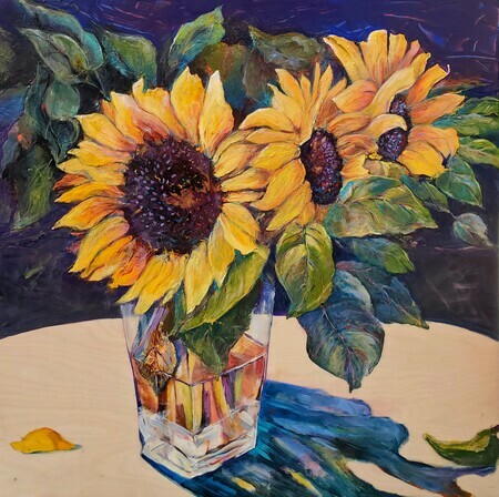 Not Monets Sunflowers Sold